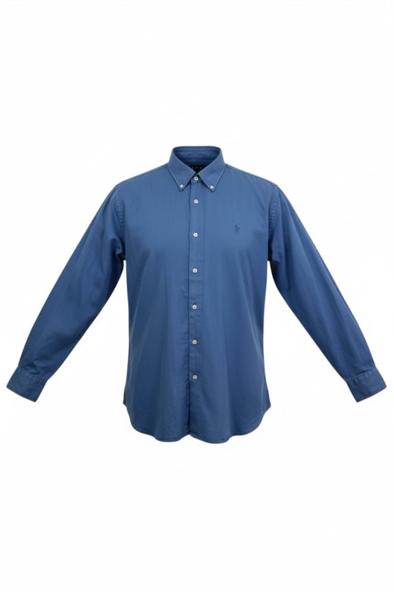 JECKERSON OXFORD BUTTON-DOWN SHIRT BLUE MENS XL