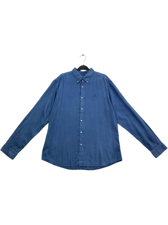 JECKERSON ΠΟΥΚΑΜΙΣΟ OXFORD BUTTON-DOWN ΜΠΛΕ ΑΝΔΡΙΚΟ XL