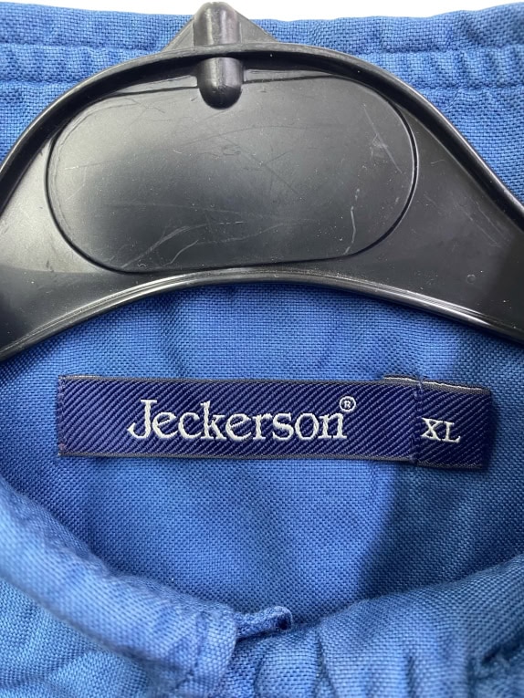 JECKERSON ΠΟΥΚΑΜΙΣΟ OXFORD BUTTON-DOWN ΜΠΛΕ ΑΝΔΡΙΚΟ XL