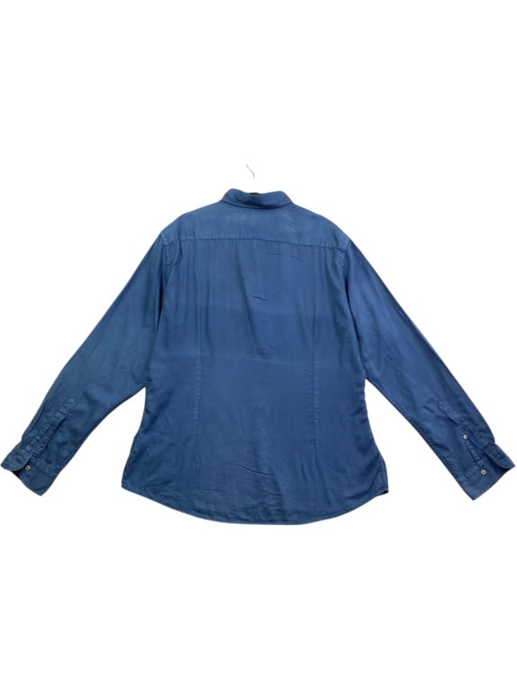 JECKERSON ΠΟΥΚΑΜΙΣΟ OXFORD BUTTON-DOWN ΜΠΛΕ ΑΝΔΡΙΚΟ XL