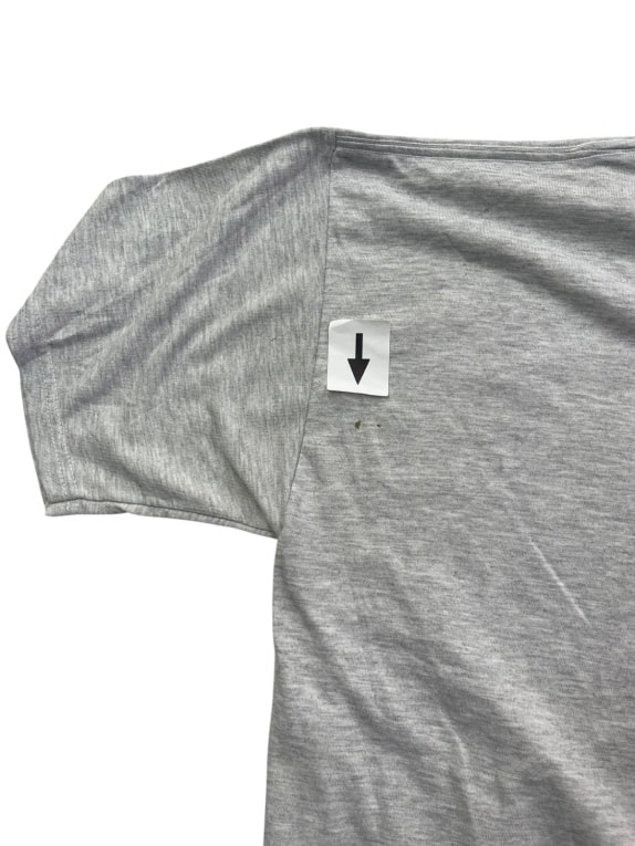 JERZEES GRAPHIC TEE ATHLETIC ΓΚΡΙ UNISEX PRE OWNED L
