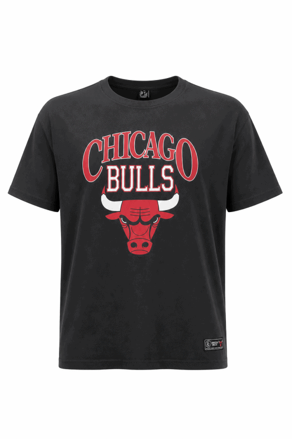 NBA GRAPHIC TEE STREETWEAR BLACK MEN PRE OWNED S