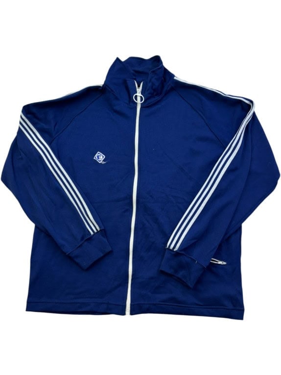 JOE NAMATH BY FRANKLIN TRACK JACKET VINTAGE SPORTSWEAR NAVY ΑΝΤΡΙΚΟ PRE OWNED M