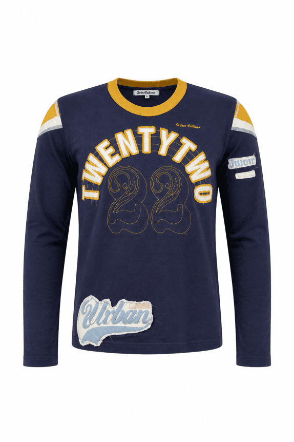 URBAN VINTAGE ΓΚΡΑΦΙΚΟ ΜΠΛΟΥΖΑΚΙ NAVY ΑΝΤΡΙΚΟ PRE OWNED M