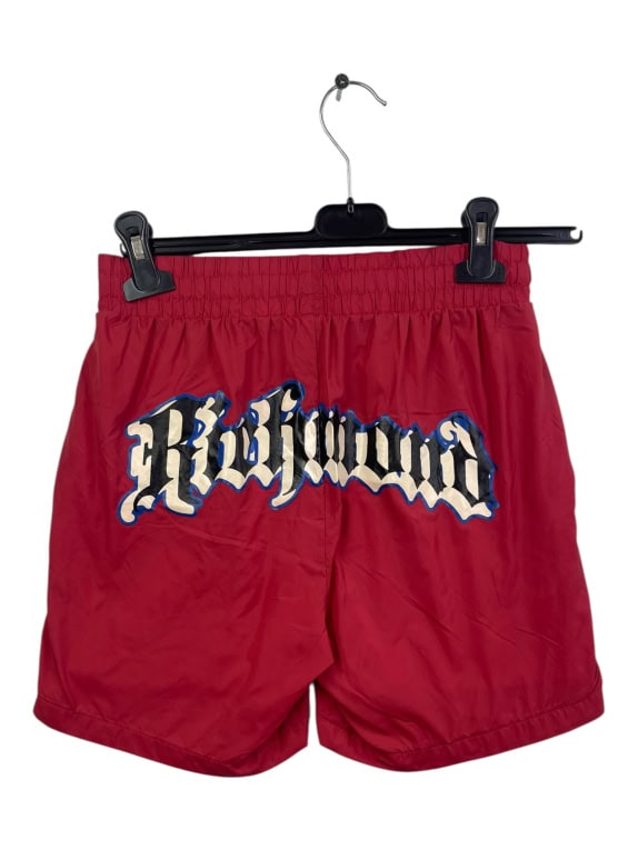 JOHN RICHMOND costume shorts ROCK LOGO rosso da donna XS