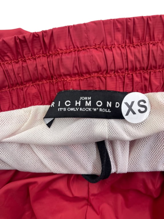 JOHN RICHMOND costume shorts ROCK LOGO rosso da donna XS