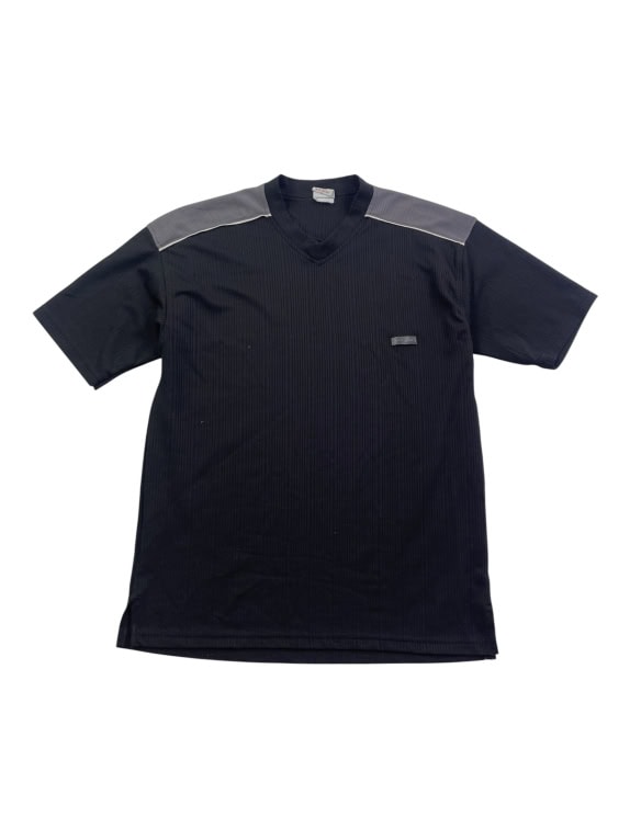 JOOP! JEANS T-SHIRT VINTAGE RIBBED BLACK/GREY ΑΝΔΡΙΚΟ M