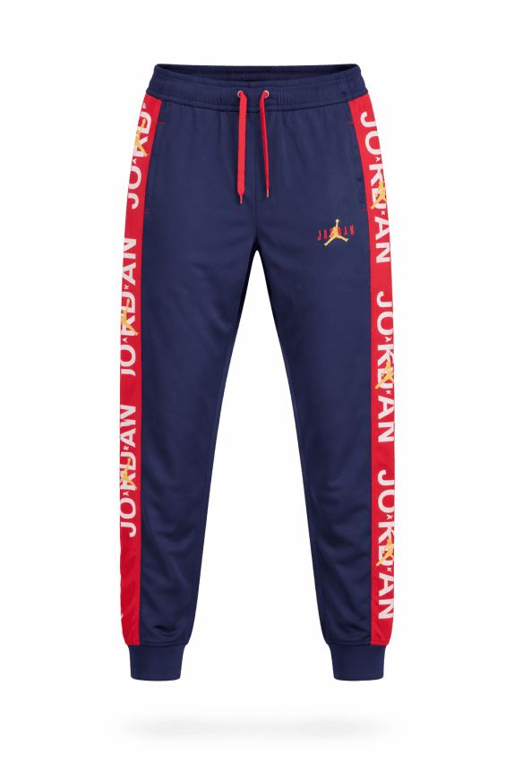 JORDAN TRACK PANTS STREETWEAR BLUE MEN PRE OWNED L