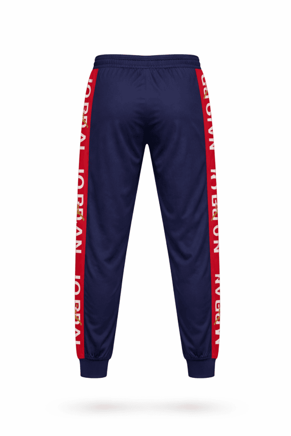JORDAN PANTALONI TUTA STREETWEAR BLU UOMO PRE OWNED L