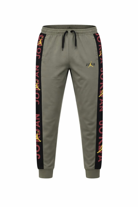 JORDAN PANTALONI TUTA STREETWEAR VERDE UOMO PRE OWNED L