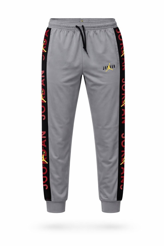JORDAN PANTALONI DA TUTA STREETWEAR GRIGIO UOMO PRE OWNED XL
