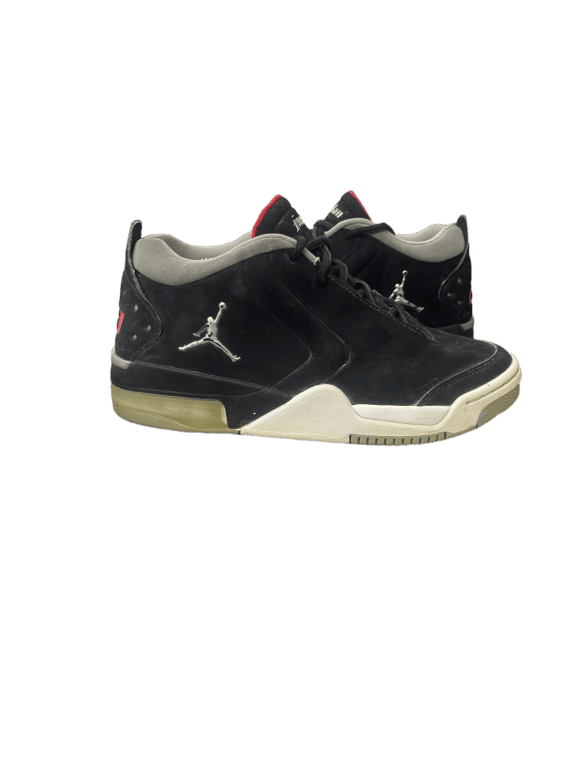 JORDAN SNEAKERS BASKETBALL ΜΑΥΡΟ ΚΟΚΚΙΝΟ UNISEX PRE OWNED EU 40
