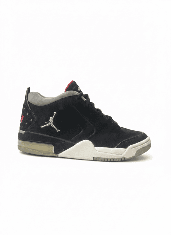 JORDAN SNEAKERS BASKETBALL ΜΑΥΡΟ ΚΟΚΚΙΝΟ UNISEX PRE OWNED EU 40