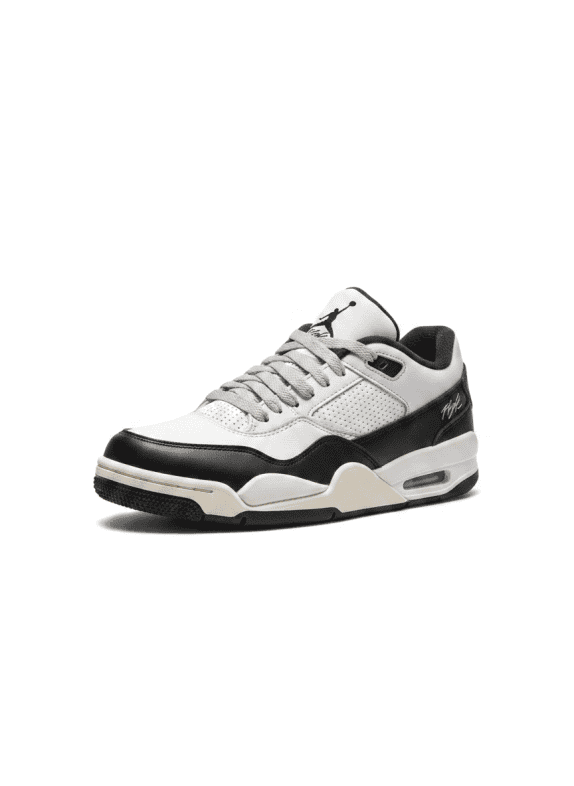 JORDAN SNEAKERS RETRO WHITE BLACK MENS PRE OWNED EU 43