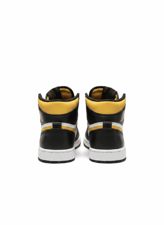 JORDAN SNEAKERS RETRO ΜΑΥΡΟ ΛΕΥΚΟ ΧΡΥΣΟ ΑΝΤΡΙΚΟ PRE OWNED EU 42