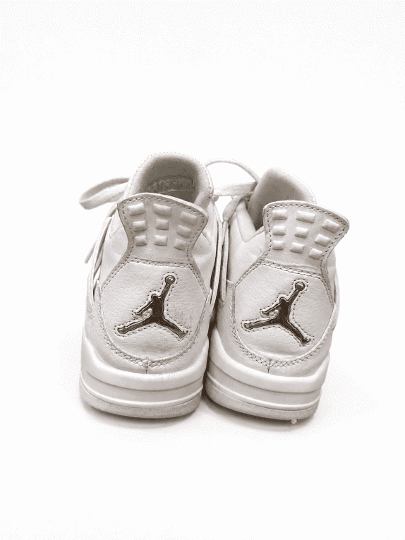 Air Jordan 4 Retro GS Pure Money 2017 SNEAKERS RETRO WHITE UNISEX PRE OWNED EU 40