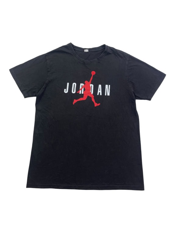 JORDAN T-SHIRT BIG LOGO ΜΑΥΡΟ UNISEX M