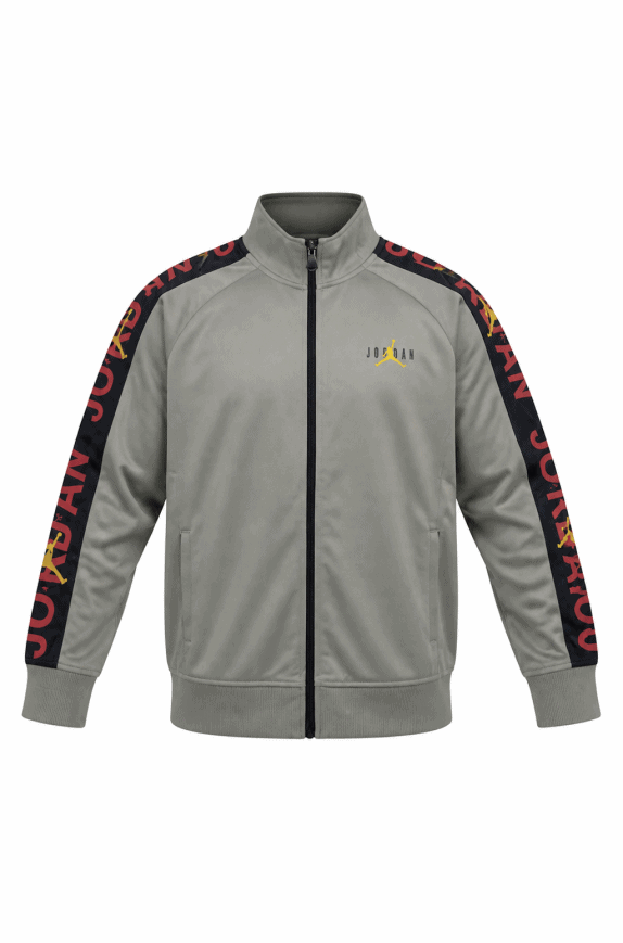 JORDAN TRACK JACKET RETRO ΓΚΡΙ ΑΝΤΡΙΚΟ PRE OWNED L