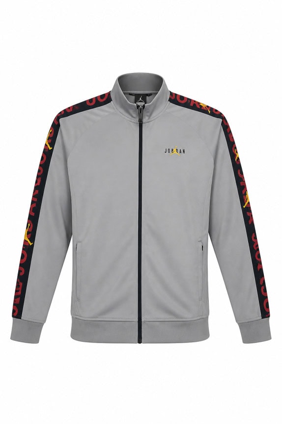 JORDAN TRACK JACKET SPORTSWEAR GREY MEN PRE OWNED XXL