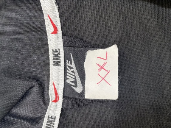 JORDAN TRACK JACKET SPORTY BLACK UOMO PRE OWNED XXL