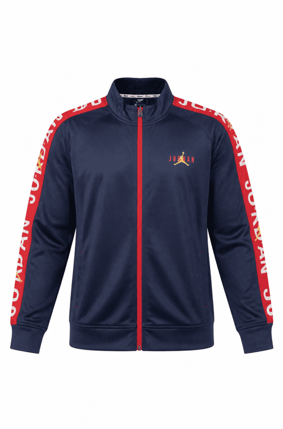 JORDAN TRACK JACKET SPORTY ΜΠΛΕ ΑΝΤΡΙΚΟ PRE OWNED 2XL
