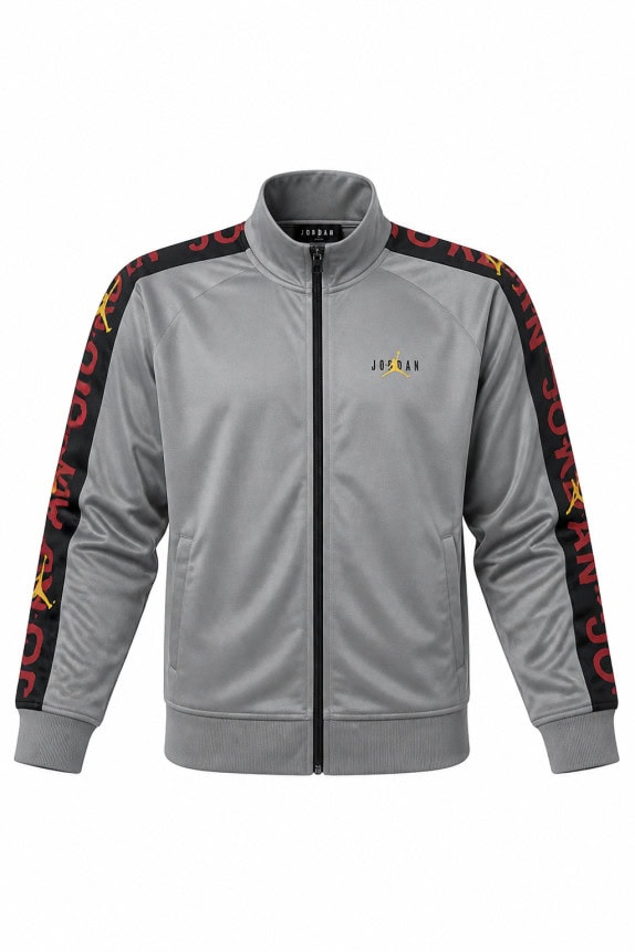 JORDAN TRACK JACKET SPORTIVO GRIGIO UOMO PRE OWNED XXL