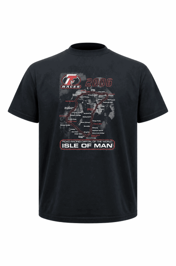 JTS GRAPHIC TEE RACING BLACK ΑΝΤΡΙΚΟ PRE OWNED L