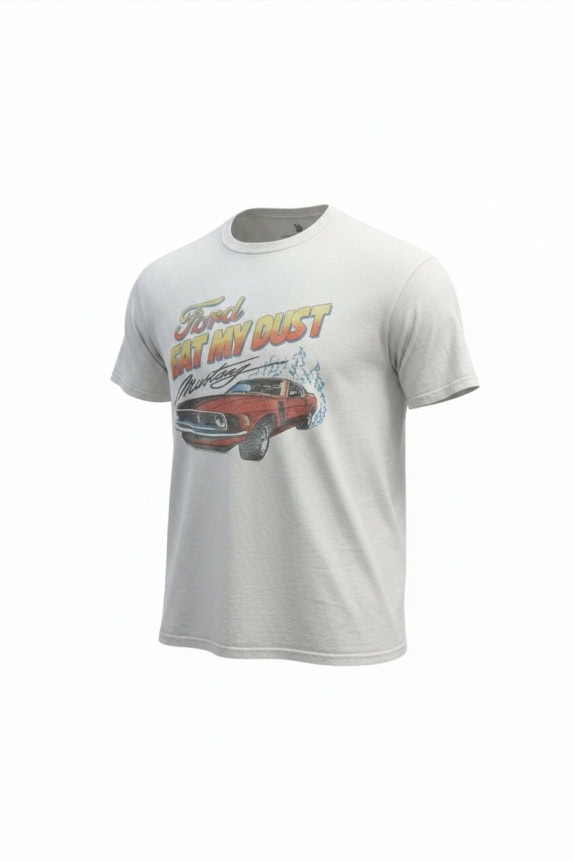 Junk Food Clothing T-Shirt Ford Big Logo Bianca Unisex L