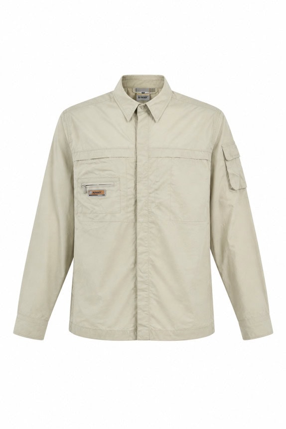 K WAY UTILITY ΤΖΑΚΕΤ MINIMAL BEIGE ΑΝΤΡΙΚΟ PRE OWNED S
