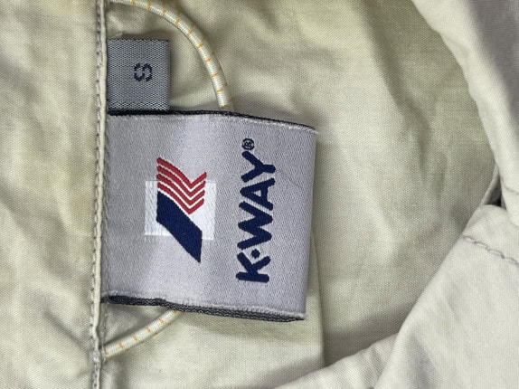 K WAY UTILITY ΤΖΑΚΕΤ MINIMAL BEIGE ΑΝΤΡΙΚΟ PRE OWNED S