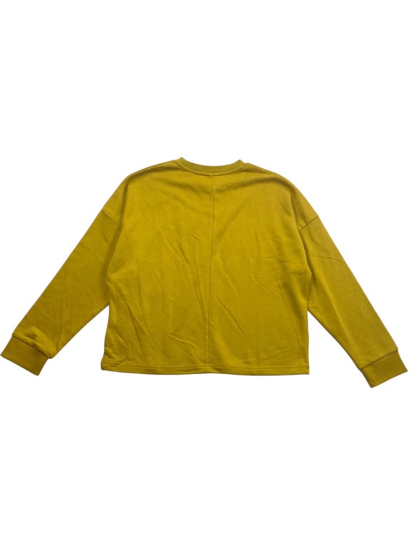 Kappa Sweatshirt Casual Logo Yellow Unisex M
