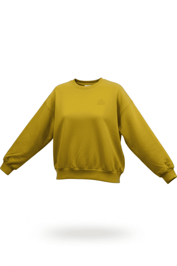 Kappa Sweatshirt Casual Logo Yellow Unisex M