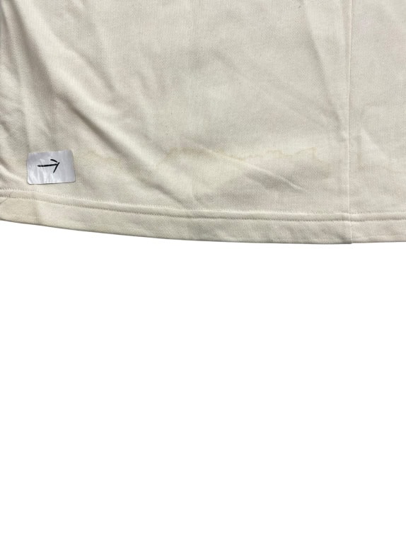 Kappa Φούτερ Vintage Κεντητό Λογότυπο Εκρού Unisex M