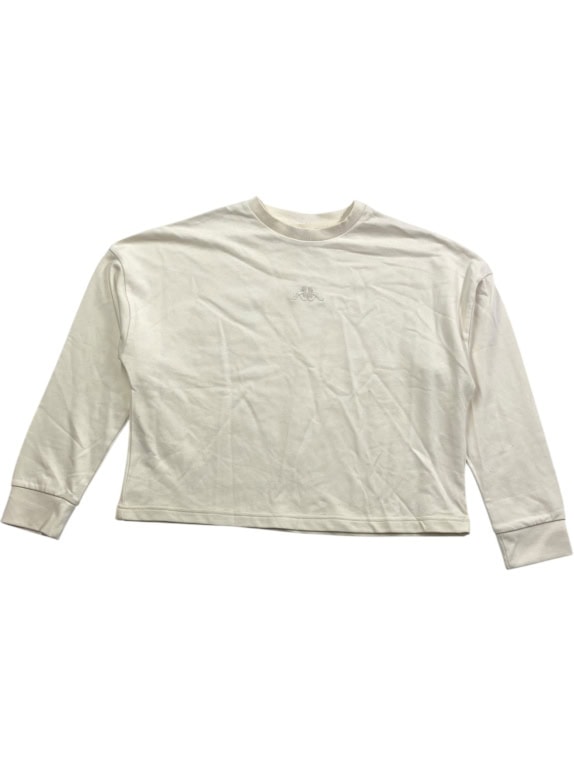 Kappa Φούτερ Vintage Κεντητό Λογότυπο Εκρού Unisex M
