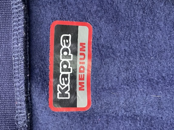 KAPPA JOGGER PANTS STREETWEAR NAVY UOMO PRE OWNED M