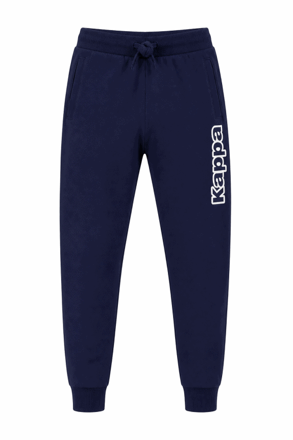KAPPA JOGGER PANTS STREETWEAR NAVY UOMO PRE OWNED M