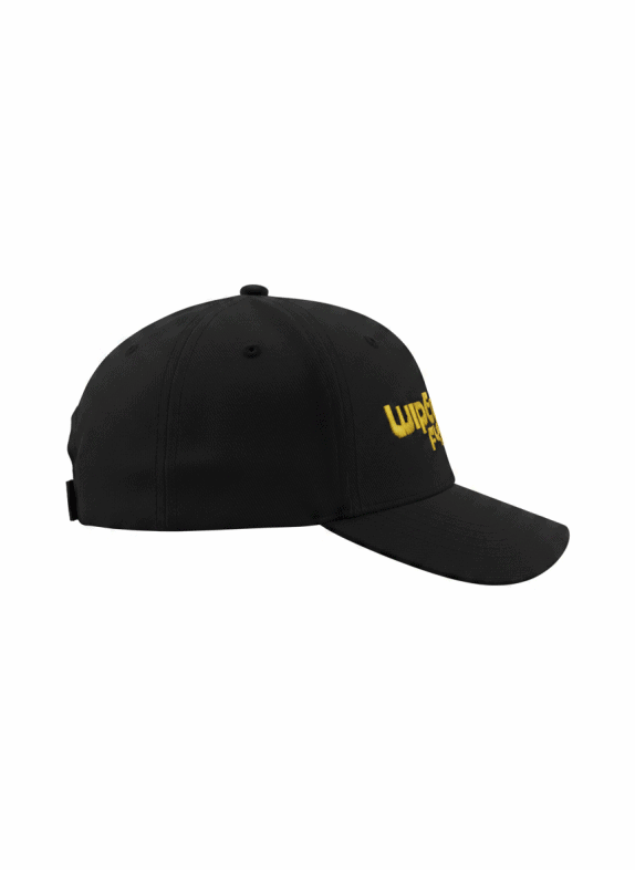 KAPPA BASEBALL CAP MINIMAL BLACK UNISEX PRE OWNED