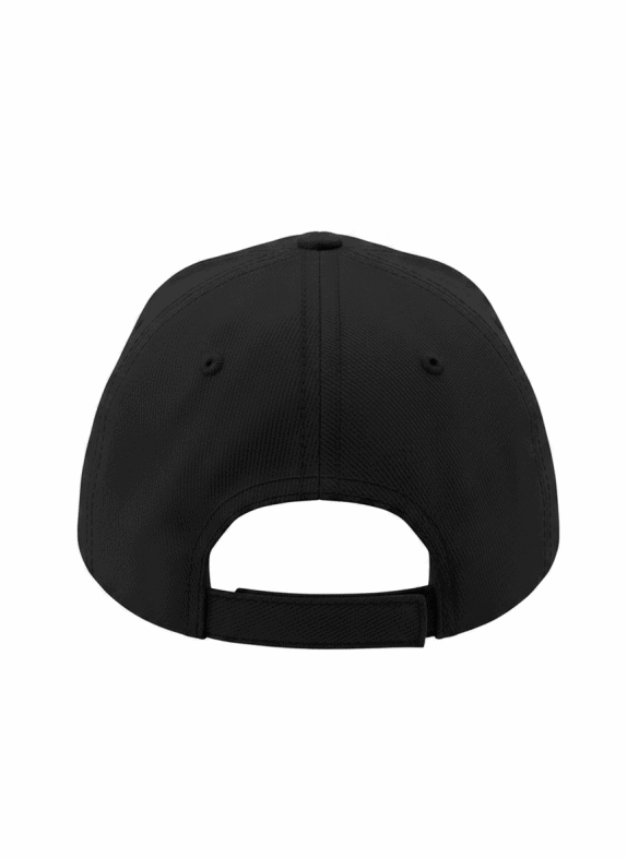 KAPPA BASEBALL CAP MINIMAL BLACK UNISEX PRE OWNED