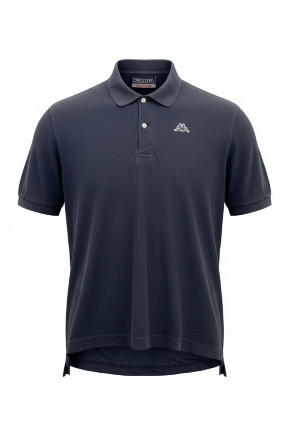 Kappa Polo Shirt Casual Logo Dark Blue Men’s M