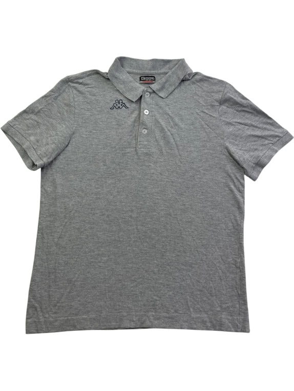 KAPPA Polo Μπλούζα Casual Μικρό Λογότυπο Γκρι Ανδρικό M