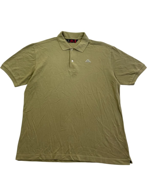 KAPPA Polo Μπλούζα Casual Μικρό Λογότυπο Χακί Ανδρικό L