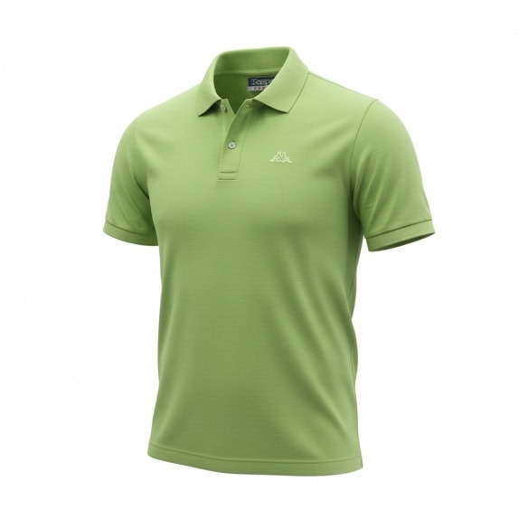 Kappa Polo Classic Logo verde lime da uomo L