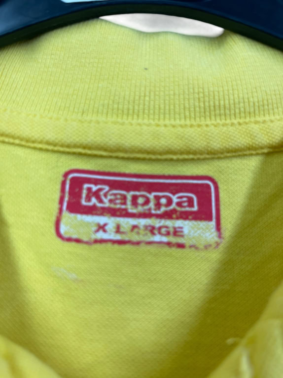 Kappa Polo Μπλούζα Logo Κίτρινο UNISEX XL