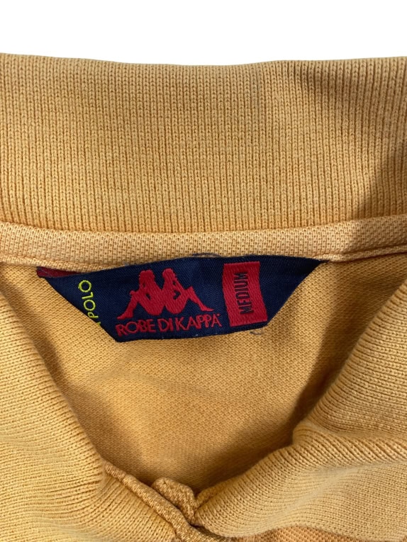 Kappa Polo Shirt Logo Mustard Women’s Medium