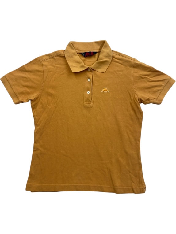 Kappa Polo Shirt Logo Mustard Women’s Medium