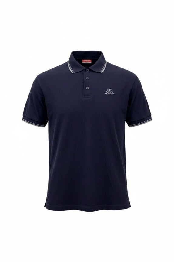 KAPPA POLO SHIRT MINIMAL NAVY UOMO PRE OWNED M