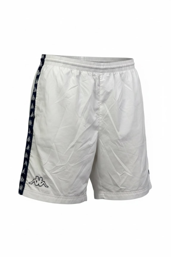 KAPPA ΣΟΡΤΣ / ΒΕΡΜΟΥΔΑ LOGO TAPED ΛΕΥΚΟ UNISEX XL