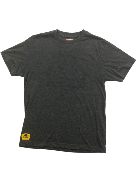 Kappa T-Shirt Casual con logo minimale grigia da uomo S