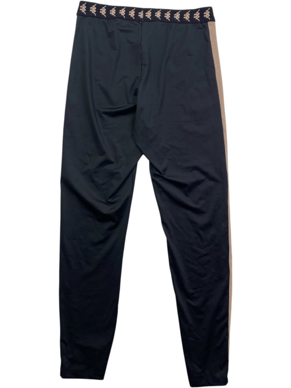 Kappa x Tezenis Μαύρο Κολάν με Μπεζ Ρίγες Γυναικείο L