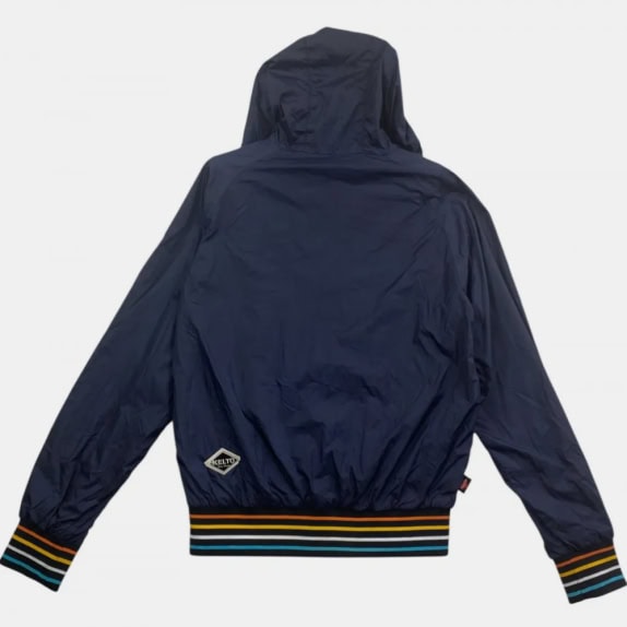 Kelto Wind Design Μπουφάν  Αντιανεμικό Hooded Navy Ανδρικό